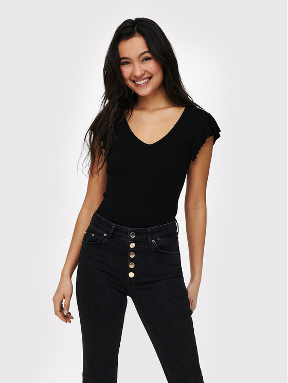 ONLY ONLY Блуза Belia 15227187 Черен Regular Fit