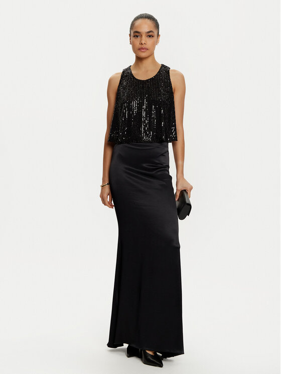 ViCOLO ViCOLO Halenka TS0351 Černá Regular Fit