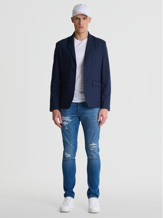 BIG STAR BIG STAR Jeansy DERIC Niebieski Skinny Fit
