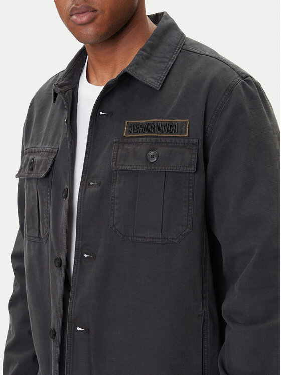 Aeronautica Militare Aeronautica Militare Μπουφάν μεταβατικό 252AC0036UCT04233 Μαύρο Regular Fit