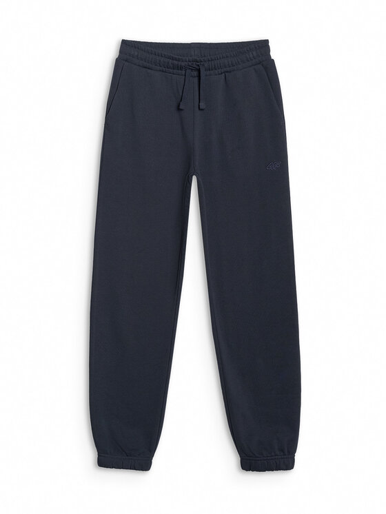 4F 4F Spodnie dresowe BASIC+ Granatowy Oversize