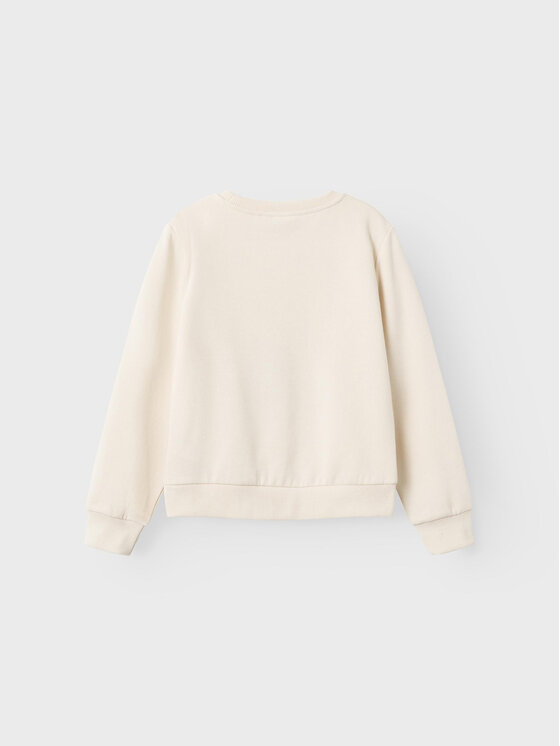 NAME IT NAME IT Felpa 13221346 Écru Regular Fit