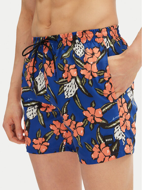 BOSS BOSS Pantaloni scurți pentru înot Piranha 50508844 Albastru Regular Fit