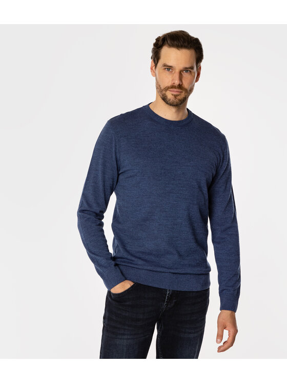 Lee Cooper Lee Cooper Sweter LOKI Niebieski Regular Fit