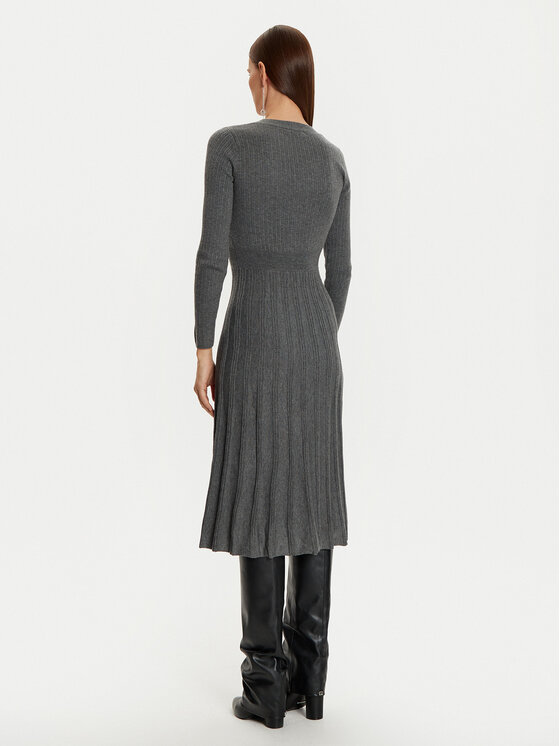 Morgan Morgan Trikotažinė suknelė 242-RMFRED Pilka Slim Fit