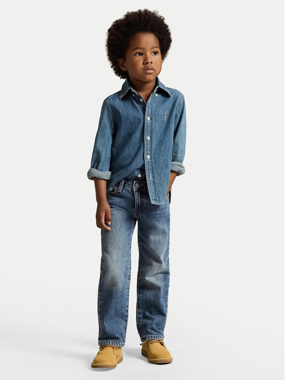 Polo Ralph Lauren Polo Ralph Lauren camicia di jeans 322713843001 Blu Regular Fit