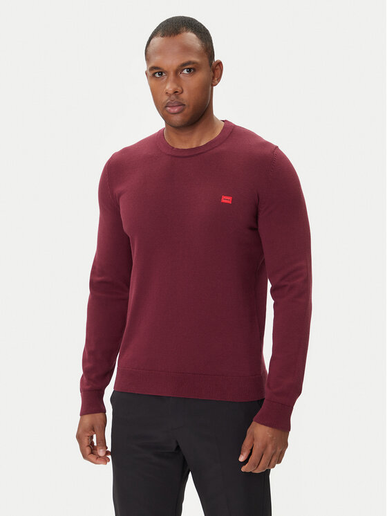 HUGO HUGO Pulover San Cassius-C1 50475083 Vișiniu Regular Fit