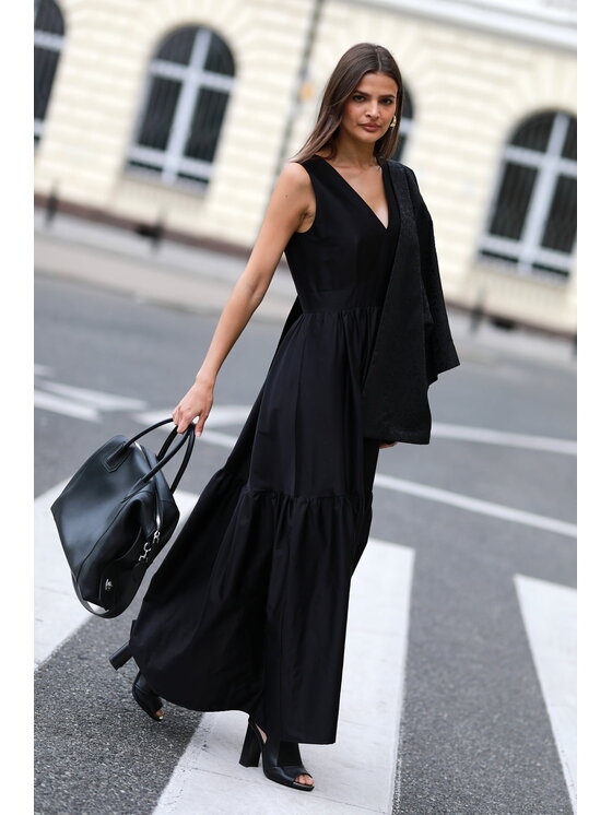 CASTELLANI CASTELLANI Sukienka Flavia Czarny Regular Fit