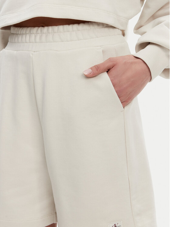 Calvin Klein Jeans Calvin Klein Jeans Αθλητικό σορτς J20J225221 Μπεζ Relaxed Fit