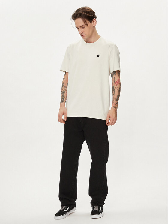 Wrangler Wrangler T-särk Sign Off 112351234 Ekrüüvärv Regular Fit
