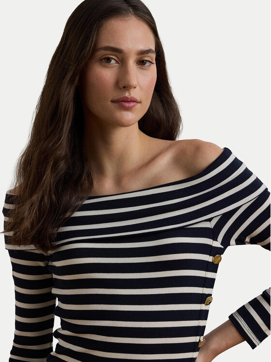 LAUREN RALPH LAUREN LAUREN RALPH LAUREN Vsakodnevna obleka 250957718001 Mornarsko modra Slim Fit