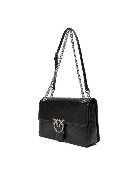 PINKO PINKO Ročna torba Love One Light Classic AI 25-26 PLTT 106174 A2JC Črna