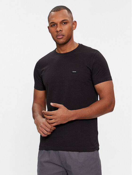 Calvin Klein Calvin Klein T-krekls K10K112724 Melns Slim Fit