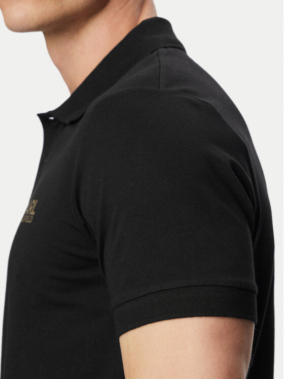 KARL LAGERFELD KARL LAGERFELD Polo 745780 500235 Czarny Regular Fit