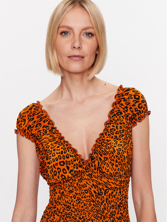 Vestito da giorno IC23 126 Arancione Regular Fit