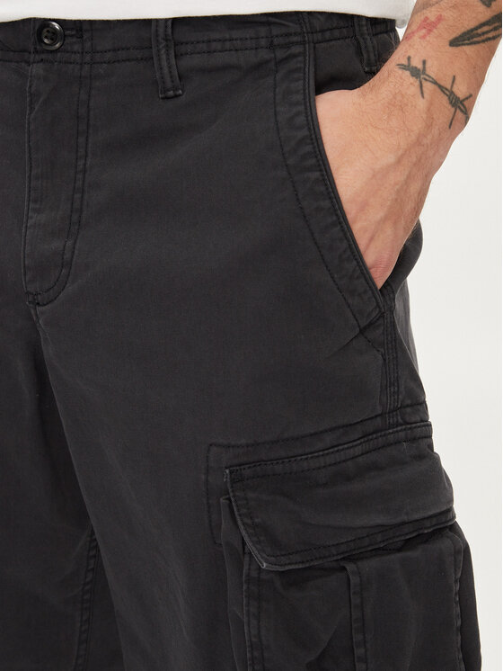 Gap Gap Šortky z materiálu 440760-01 Šedá Regular Fit