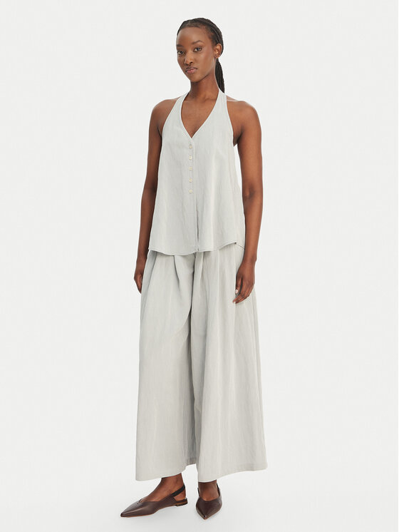 Eleh Eleh Blúz SS260092 Kék Relaxed Fit