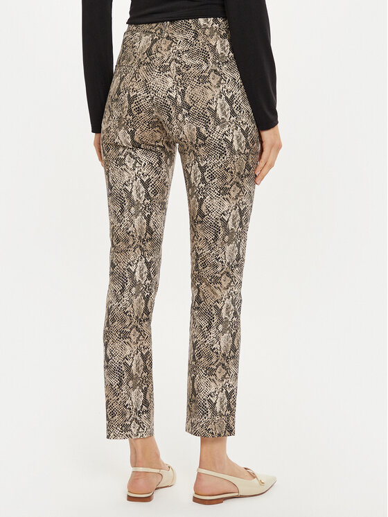 Sisley Sisley Hlače iz tkanine 4ZJSLE03S Rjava Slim Fit