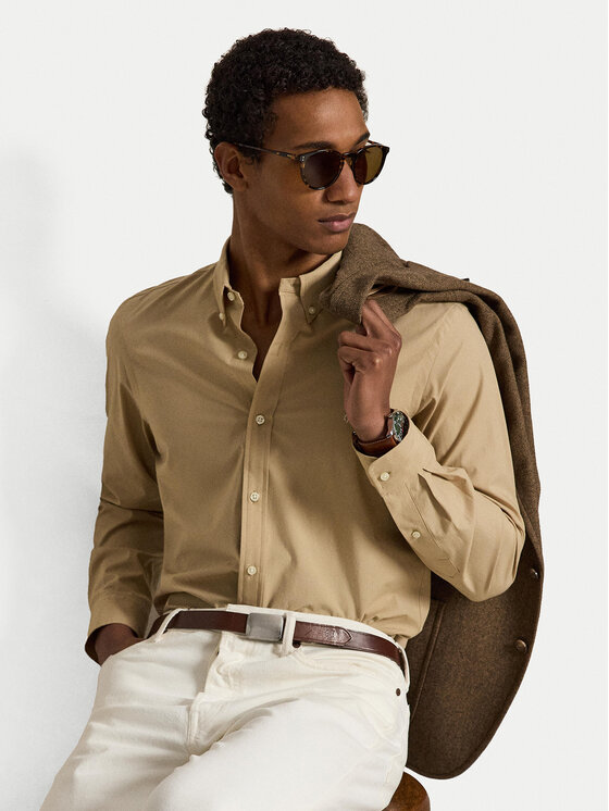 Polo Ralph Lauren Polo Ralph Lauren Košeľa 710929348501 Béžová Regular Fit