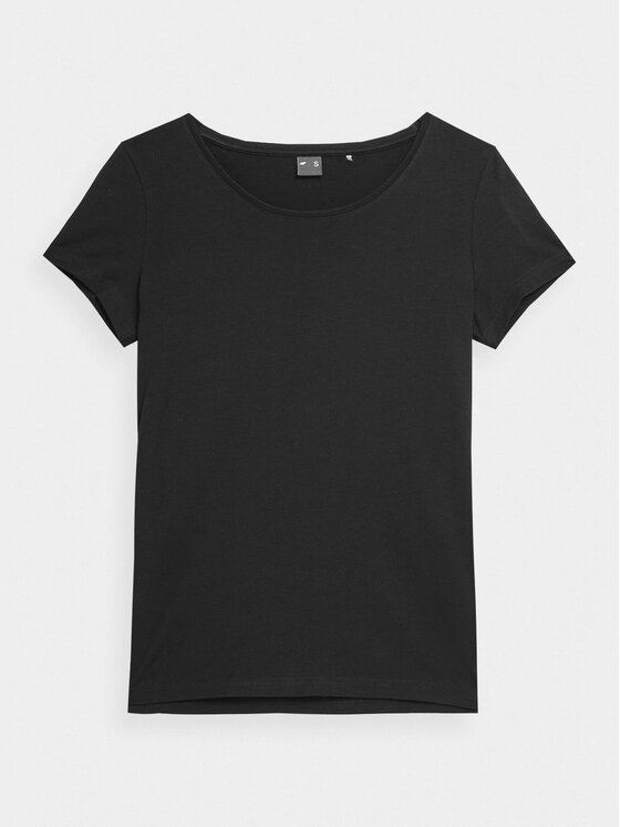 4F 4F T-Shirt 4FMM00TTSHF731-20S Czarny Regular Fit