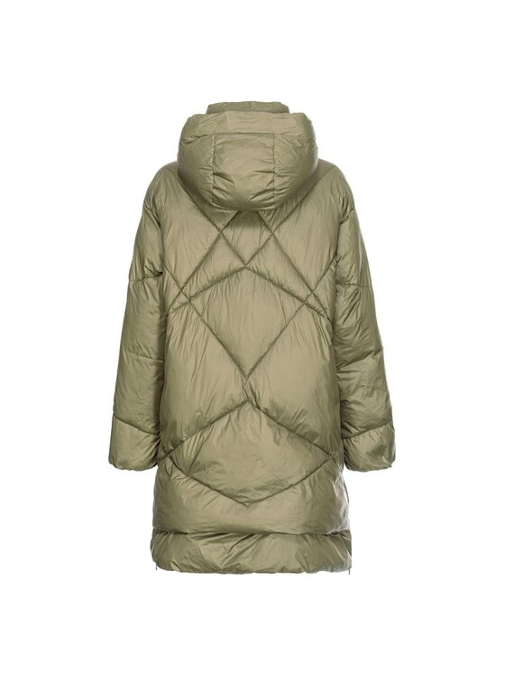 PINKO PINKO Kurtka zimowa Giubbino mantella inchiostro Zielony Comfort Fit