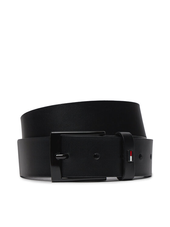 Tommy Hilfiger Tommy Hilfiger Ζώνη Ανδρική Adan Leather 3.5 AM0AM12052 Μαύρο