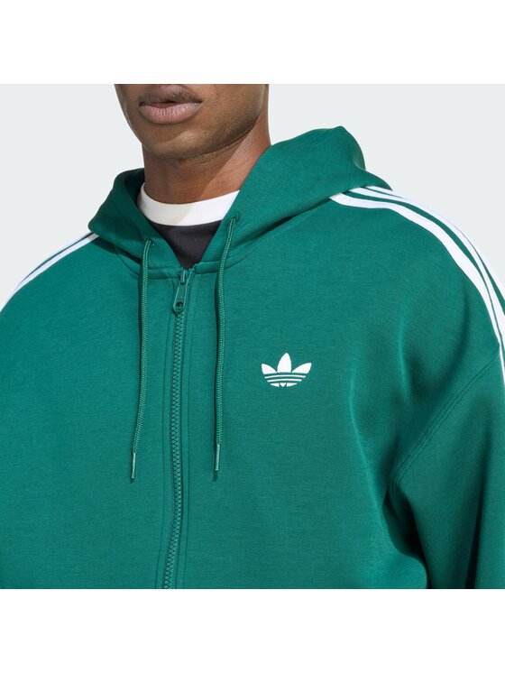 adidas adidas Суитшърт adicolor Spacer KD4085 Зелен Loose Fit