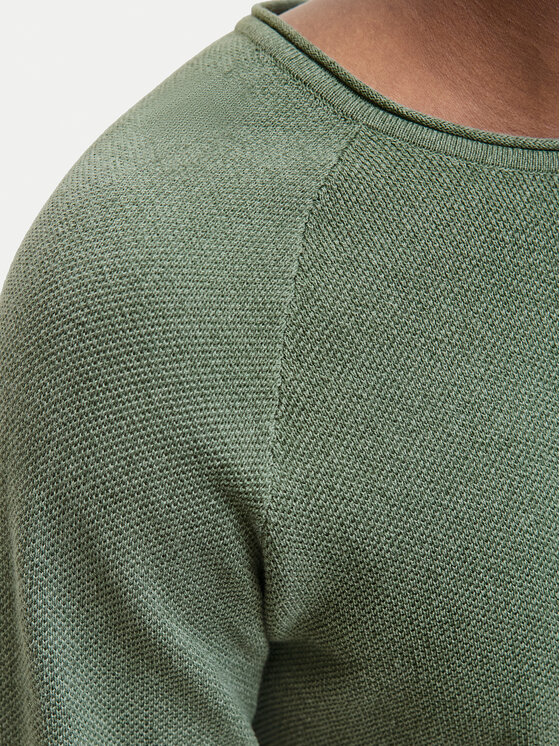 Jack&Jones Jack&Jones Sweter Hill 12157321 Zielony Regular Fit