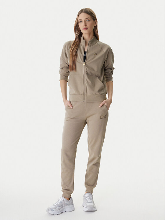 EA7 Emporio Armani EA7 Emporio Armani Mikina 7W000457 AF13135 Hnedá Regular Fit