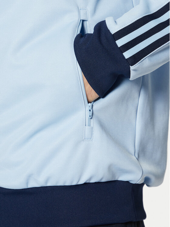 adidas adidas Sweatshirt adicolor Classics Beckenbauer JP2521 Himmelblau Slim Fit