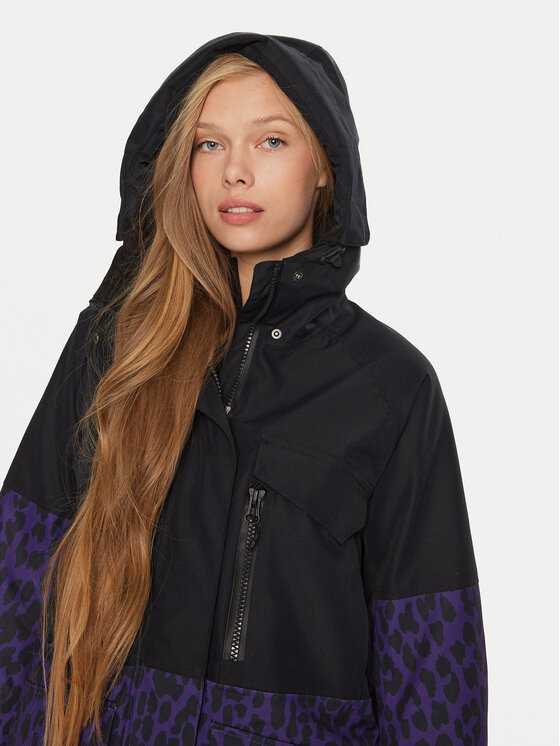 Colourwear Colourwear Μπουφάν για σκι Gritty Parka W 7010316 Μαύρο Regular Fit