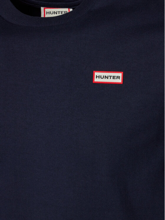 Hunter Hunter T-krekls HARU0006242 Tumši zils Regular Fit