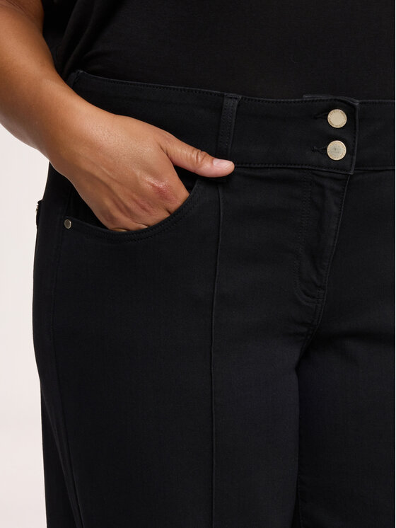 Fiorella Rubino Fiorella Rubino Jeansy P427T005338N033 Czarny Flare Fit