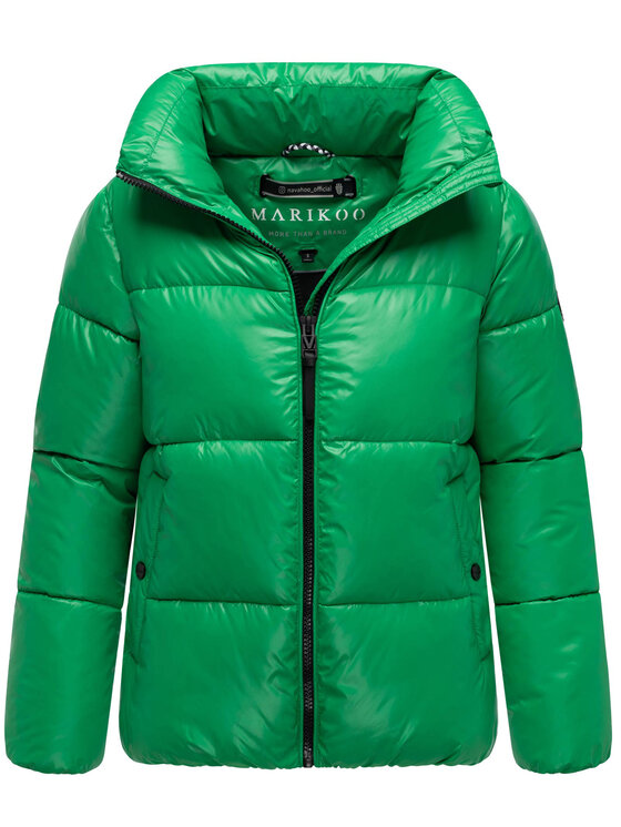 Marikoo Marikoo Kurtka zimowa Hazalee Zielony Regular Fit