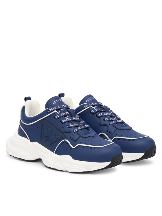 Guess Guess Sneakersy L5BZ10 WO120 Granatowy