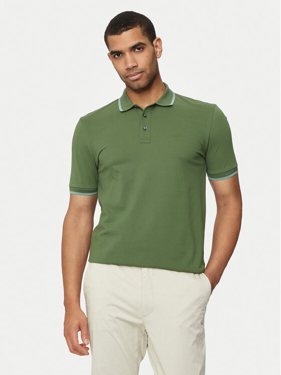 Boss Polo Parlay 190 50494697 Zaļš Regular Fit