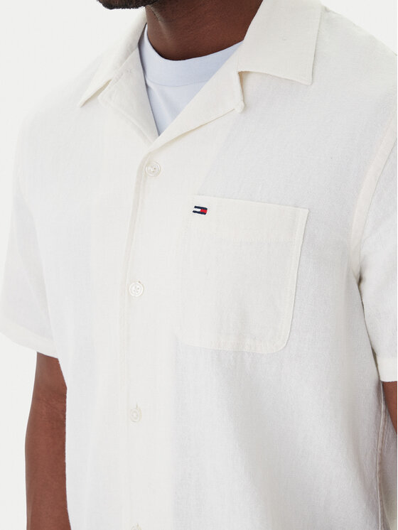 Tommy Jeans Tommy Jeans Košeľa DM0DM23058 Écru Regular Fit