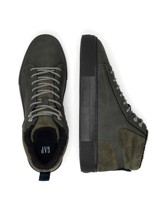 Gap Gap Sneakersy PORTLAND CUP MID M GP505011AM-OV00 Zielony