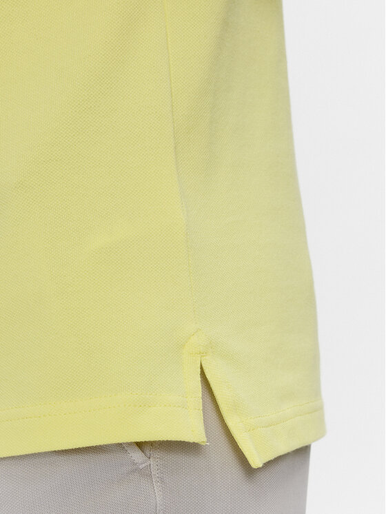 Tommy Hilfiger Tommy Hilfiger Тениска с яка и копчета 1985 MW0MW17771 Жълт Regular Fit