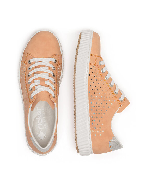 Rieker Rieker Sneakersy M3901-38 Pomarańczowy