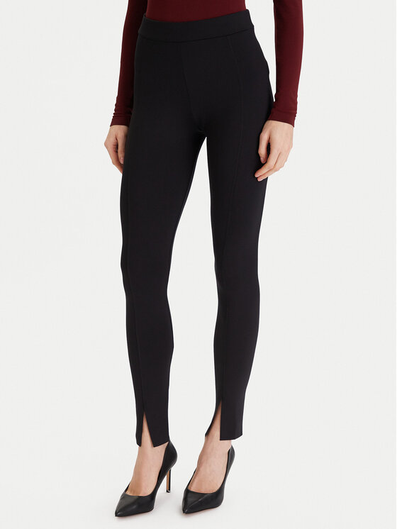 Wolford Colanți Midnight Grace 19240 Negru Slim Fit