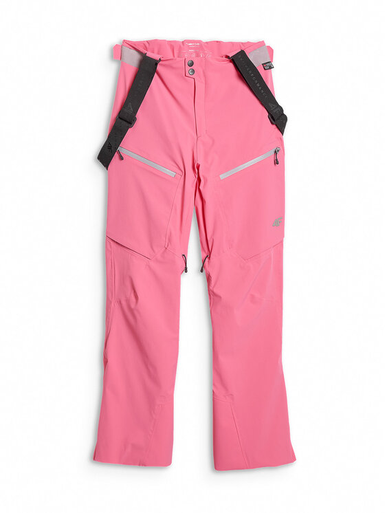 4F 4F Spodnie narciarskie SKI PERFORMANCE Koralowy Regular Fit