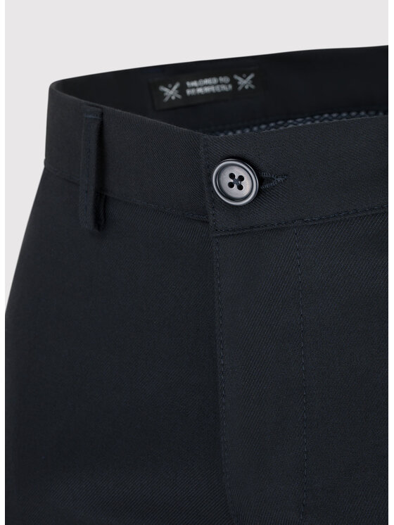Pako Lorente Pako Lorente Spodnie materiałowe P22WF-WX-003 Granatowy Classic Fit