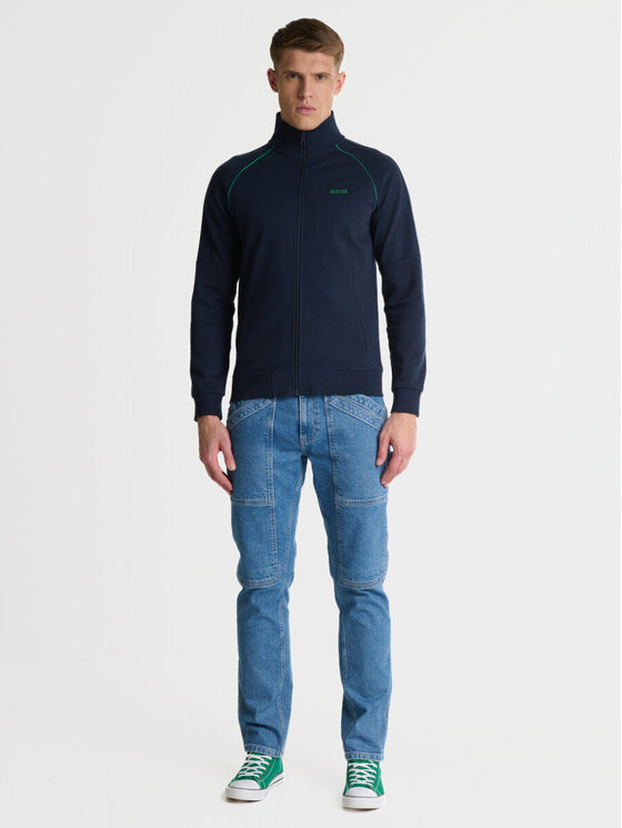 BIG STAR Bluza NECKBRO_403_170 Granatowy Slim Fit | Modivo.pl