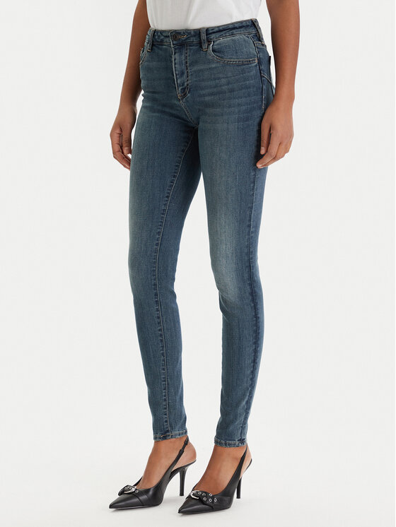 Armani Exchange Armani Exchange Džínsy XW000129 AF10863 MB001 Modrá Skinny Fit