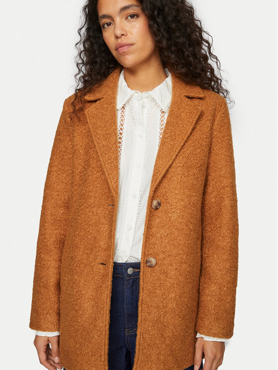 Vila Vila Cappotto di transizione Tjekki 14094308 Marrone Regular Fit
