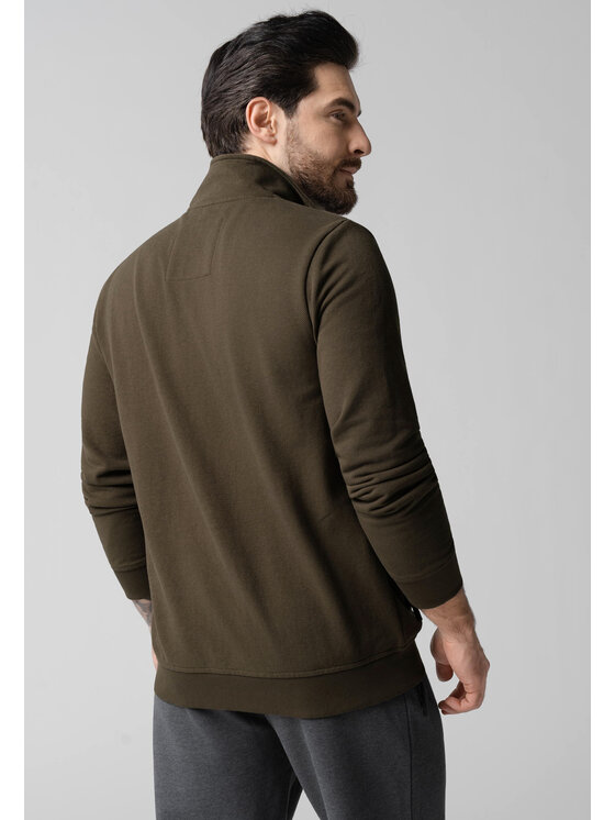 Volcano Volcano Bluza B-DRACO Brązowy Regular Fit