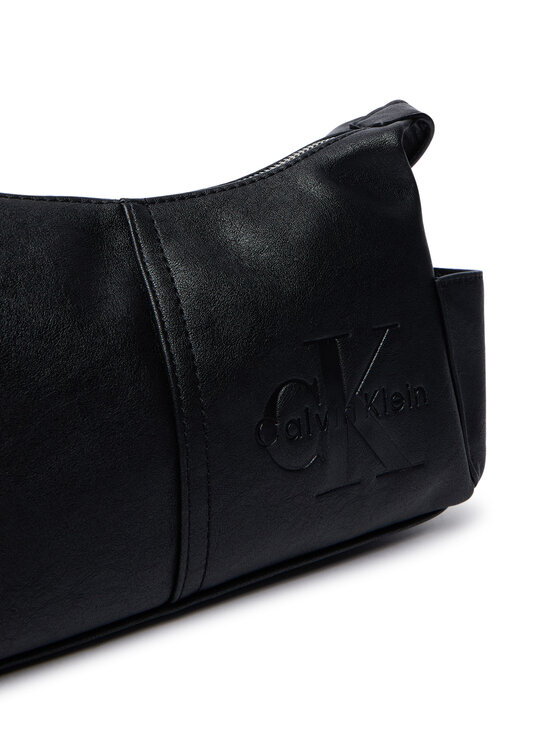 Calvin Klein Calvin Klein Kabelka Pockets Monologo Crossbody LV04F3687G Černá