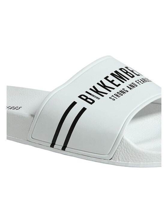 Bikkembergs Bikkembergs Ciabatte Sandali - Bikkembergs - vertical stripes Bianco