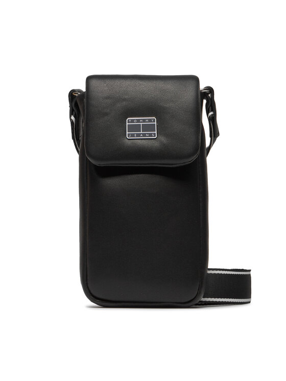 Tommy Jeans Taška na telefón Tjw Ess City Girl Phone Pouch AW0AW15834 Čierna